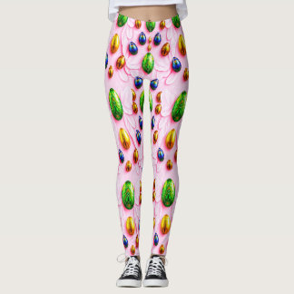 PÅSKEÄGG ~ Färgglada 3D ~ Leggings