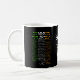 Påsken stigning 1916 irländska republikanska kaffemugg