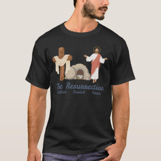 Påsken uppståndelse kristen t shirt