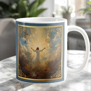 Påskens uppståndelse religiös kaffemugg