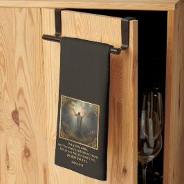 Påskens uppståndelse religiös kökshandduk