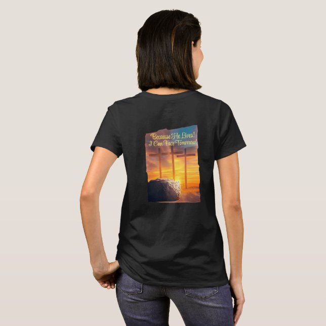Påskens Uppståndelsefirande T-Shirt (Hel baksida)
