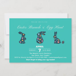 Påskfestinbjudan Påskbrunch & äggsökning  Inbjudningar