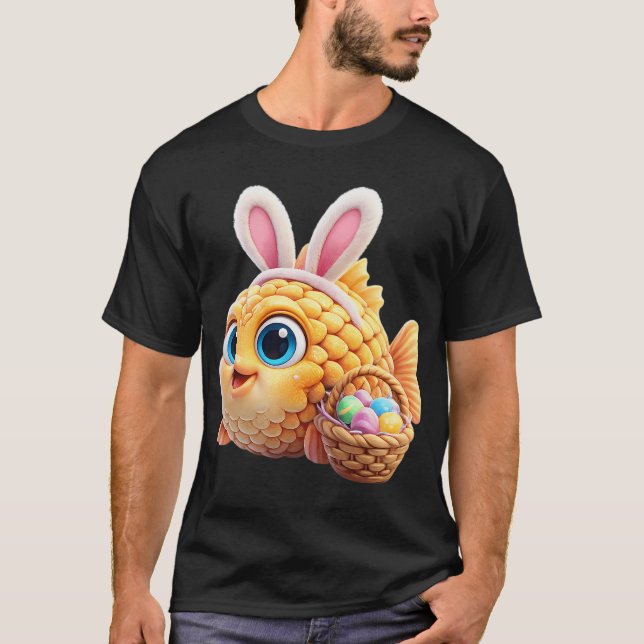 Påskfisk med tallkotte 1 t shirt (Framsida)
