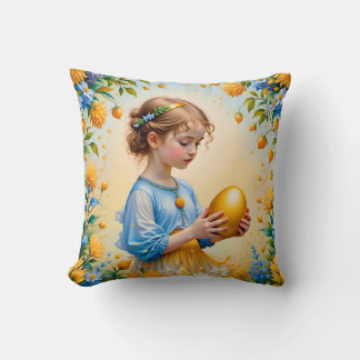 ~ PÅSKFlicka Guldägg ~ Söt Vintage~ Kudde