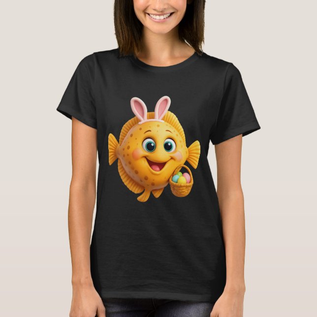 Påskflundrafisk T Shirt (Framsida)