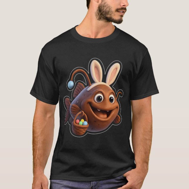 Påskfotbolls fisk t shirt (Framsida)