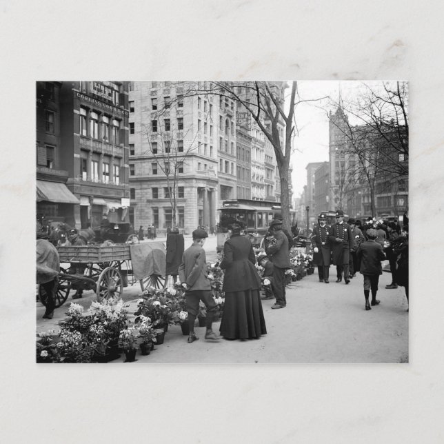 PåskFowers NYC vykort 1904 (Framsida)