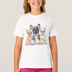 Påskfranska bulldoggar t shirt