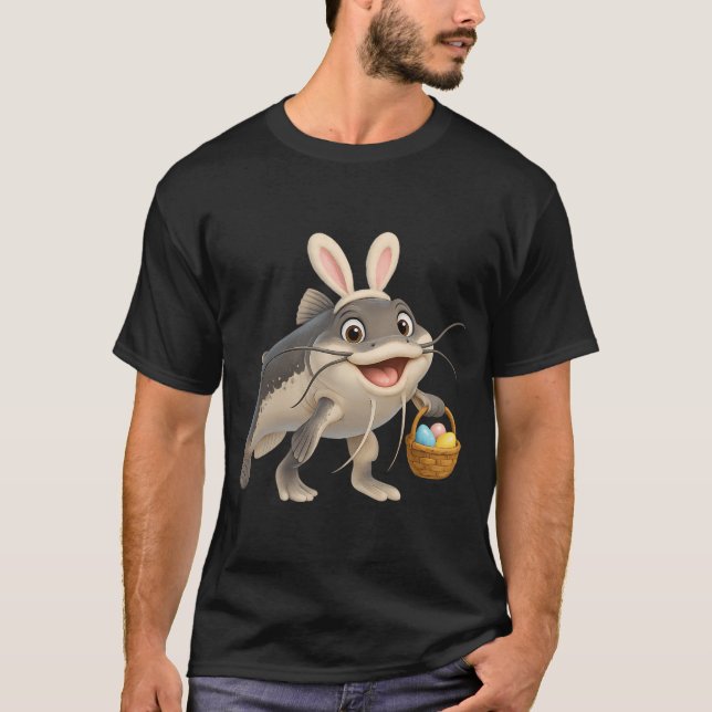 Påskgående malabar fisk 2 t shirt (Framsida)