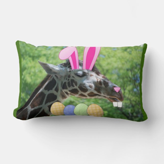 Påskgiraff Lumbarkudde (Framsida)