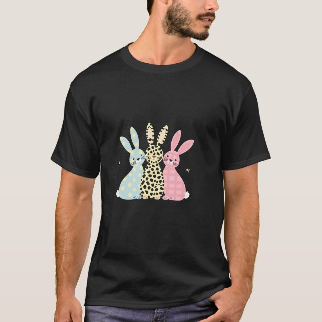 Påskglad Kanin Påskharen T Shirt (Framsida)