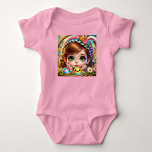 PÅSKGLÄDJE ~ PÅSKFlicka Kaninöron ~ T Shirt