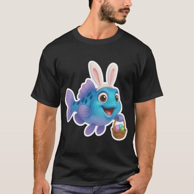 Påskgrundvalfisk T Shirt (Framsida)