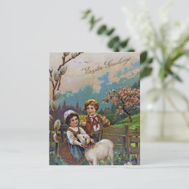 Påskhälsningar 1908 (Stående Fram)