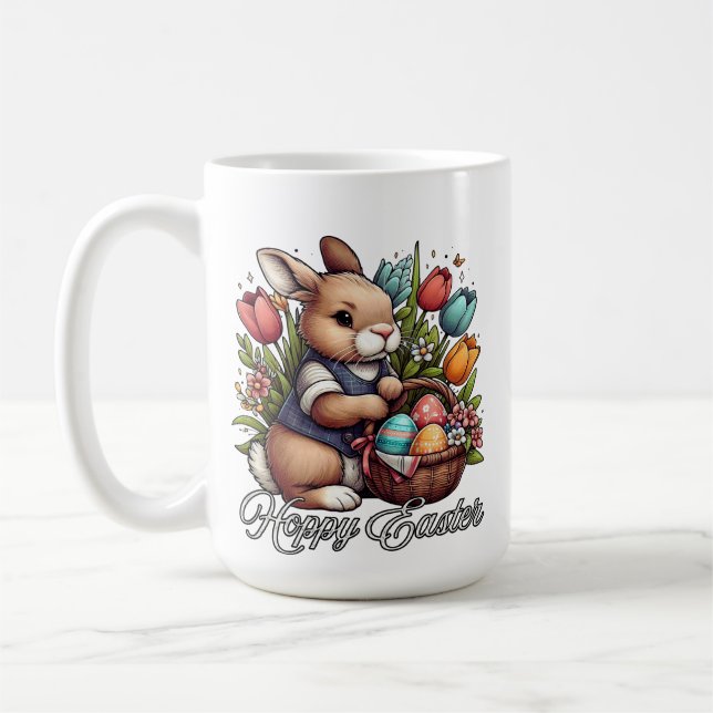 Påskhälsningar-Glada Påsken Kaffe Mugg (Vänster)