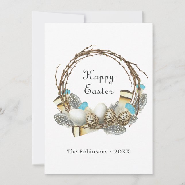 Påskhälsningar Julkort (Framsida)