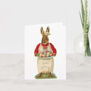 Påskhälsningvintage Helgkort