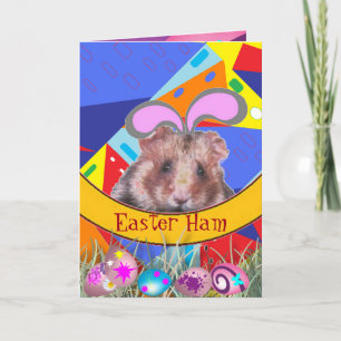PåskHamster Helgkort