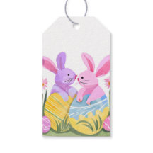 Påskharar | Pastell akvarell