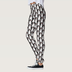Påskharbunny Leggings Svarta Påsk Leggings Byxor