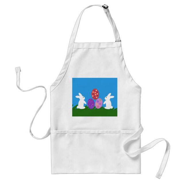 Påskhare #2 Vuxen Apron Förkläde (Framsidan)