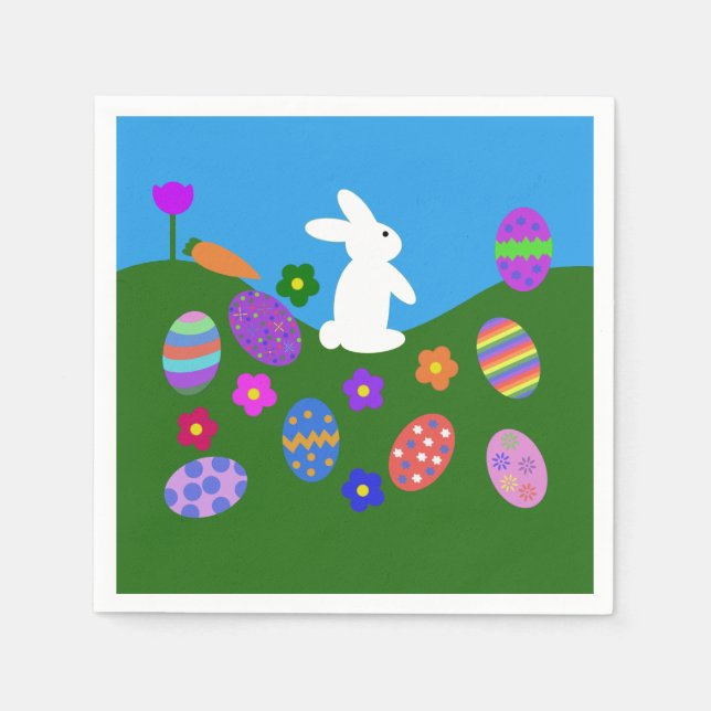 Påskhare #3 Napkins Pappersservett (Framsidan)