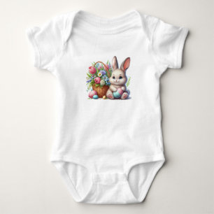 Påskhare, ägg och blommor t shirt