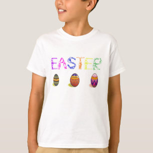 Påskhare & ägg T-Shirt-för barn T Shirt