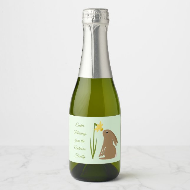 Påskhare Anpassningsbar av kanin- och dillblomma (Framsida)