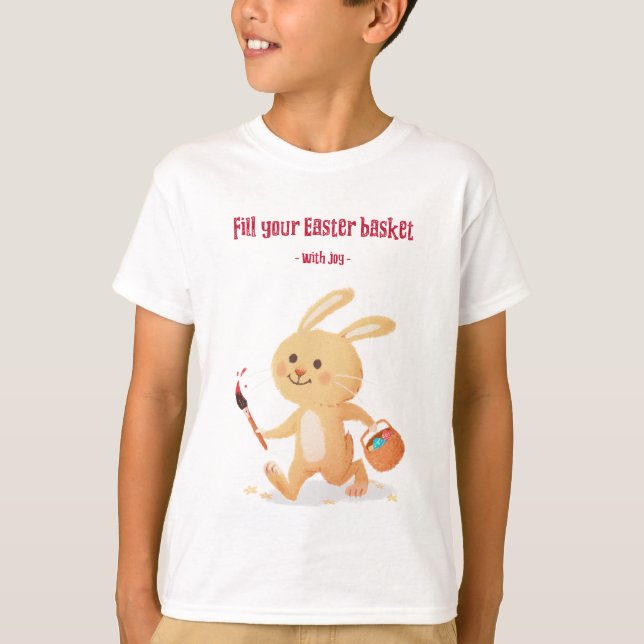 Påskhare Artikeldesign 2 - Barn T-Shirt (Framsida)