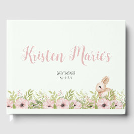 Påskhare Baby Shower Gästböcker