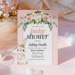 Påskhare Baby Shower Inbjudningar
