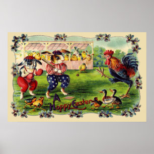 Påskhare Baseball Poster