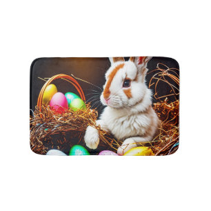 Påskhare Basket & ägg Badrumsmatta