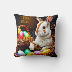 Påskhare Basket & ägg Kudde