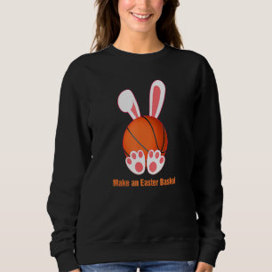 Påskhare Basketball Funny Eggs Boys Girls Kids T Shirt