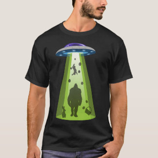 Påskhare Bigfoot Påsk Day Abduction T Shirt
