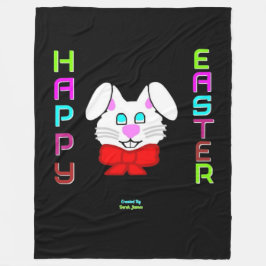 Påskhare Blankett för stor vagnpark Fleecefilt