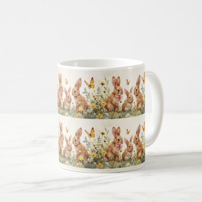 Påskhare Blessens: Vår Delight Kaffemugg (Framsida höger)