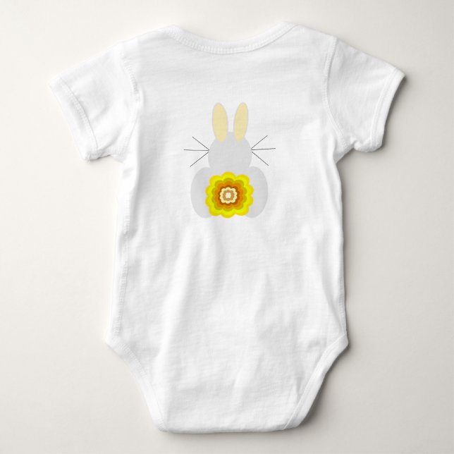 Påskhare Bodykostym Kostym Baby T Shirt (Baksida)