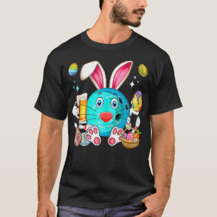 Påskhare Bowling Equipment Drinny Beer Funny T Shirt