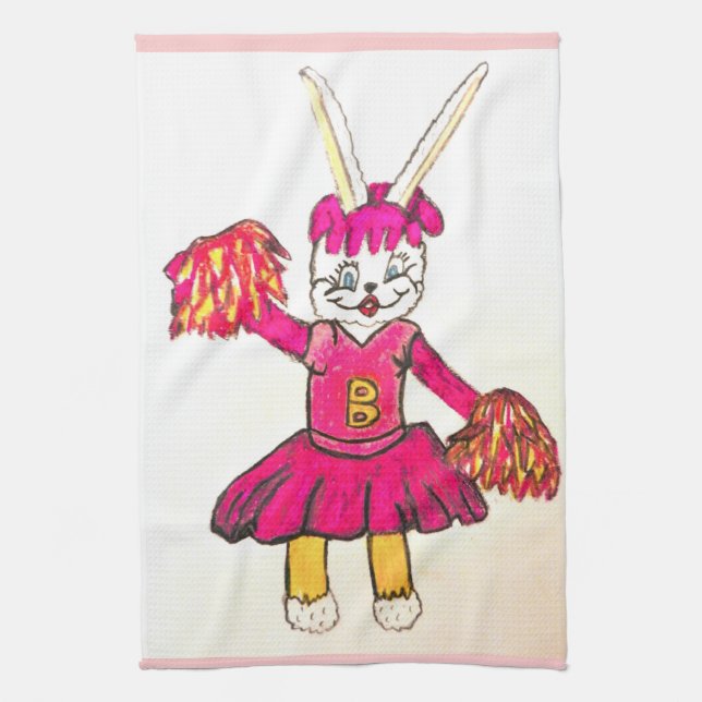 PÅSKHARE CHEERLEADER towel Kökshandduk (Vertikal)