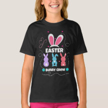 Påskhare Crew Girl's T-Shirt - Cute Family Eas