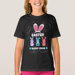 Påskhare Crew Girl's T-Shirt - Cute Family Eas