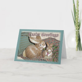 Påskhare Dekoration Glad påsk-kort Helgkort