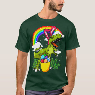 Påskhare Dinosaur Rex Costume Vuxnas Boys Gir T Shirt