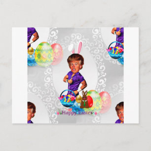 påskhare donald-trump helg vykort