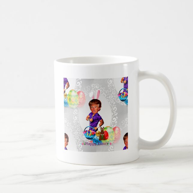 påskhare donald-trump kaffemugg (Höger)