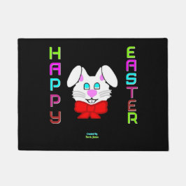 Påskhare dörrmattor